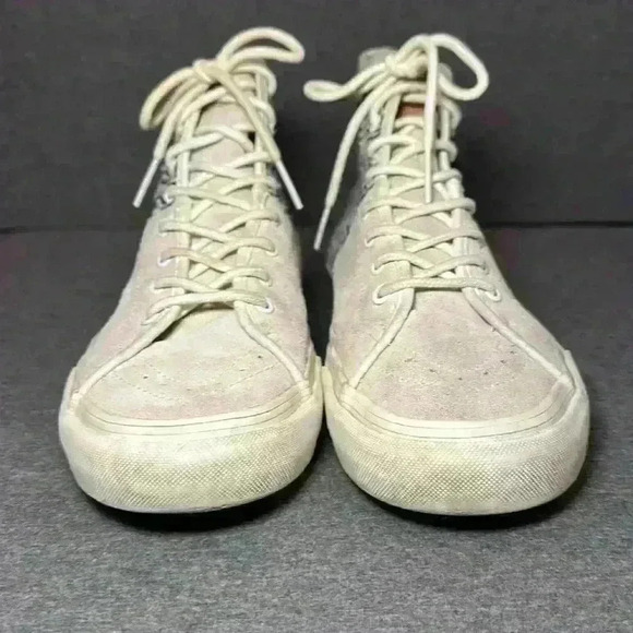 Vans Sk8 Hi TC6D Woven Flower Black White Skateboard Shoes Mens 9.5/Womens 11 - Picture 11 of 15